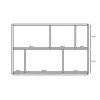 Best Sale RETIF Biblioth Que M Lamine Blanc Nack 80X119X32Cm