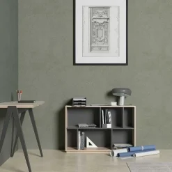Cheap RETIF Biblioth Que M Lamine Ch Ne Clair-Gris Graphite Nack 80X119X32Cm