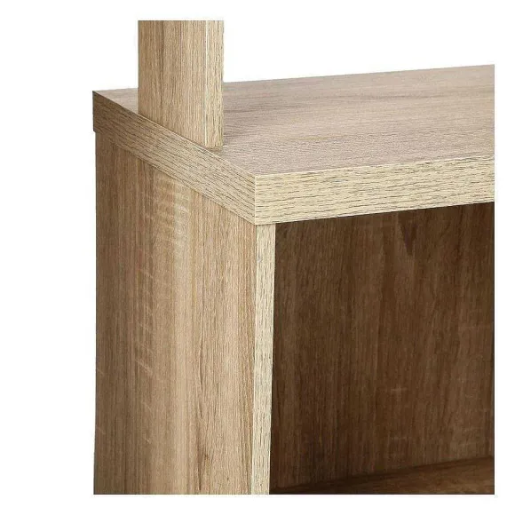 Discount RETIF Biblioth Que Tag Re 6 Niveaux Effet Ch Ne Naturel H170Cm