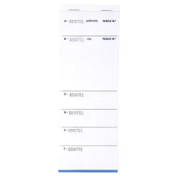 Store RETIF Bloc Brasserie 50 Feuillets Autocopiants Num Rot S En Dupli 9 ,6X26Cmx50
