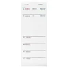 Shop RETIF Bloc Brasserie Blanc 6 Bons 10X21Cm - Par 160