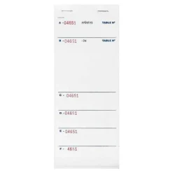 Shop RETIF Bloc Brasserie Blanc 6 Bons 10X21Cm - Par 160