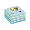 Online RETIF Bloc Cube 450 Feuilles 76X76Mm 5 Teintes Bleu Pastel