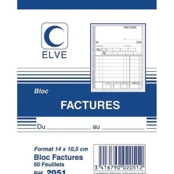 Cheap RETIF Bloc Factures Format A6 - 50 Feuilles Lot De 3