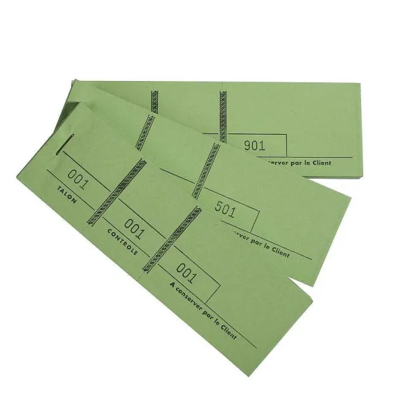 Fashion RETIF Bloc Passepartout 100 Feuillets Num Rot S De 3 Volets Format 4,8X15Cmx50