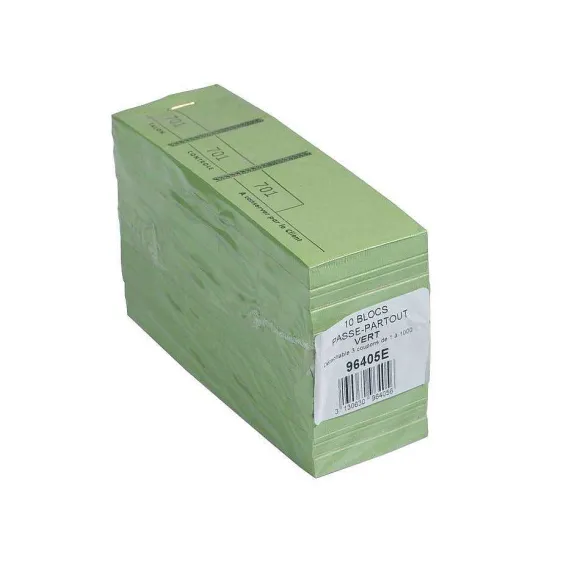 Fashion RETIF Bloc Passepartout 100 Feuillets Num Rot S De 3 Volets Format 4,8X15Cmx50