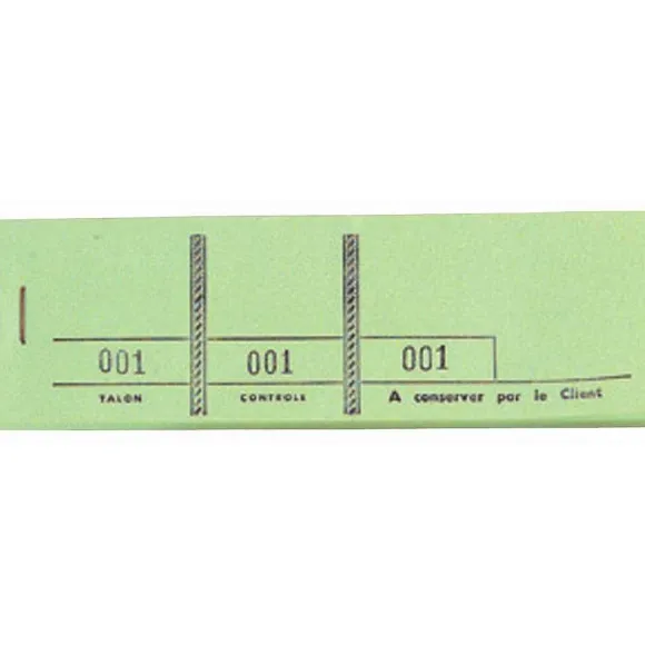 Fashion RETIF Bloc Passepartout 100 Feuillets Num Rot S De 3 Volets Format 4,8X15Cmx50