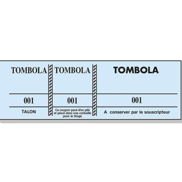 Hot RETIF Bloc Tombola 100 Fllets Num Rot S De 3 Volets Ft 4,8X15Cm Assortisx100