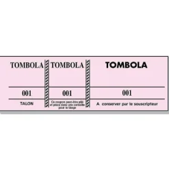 Clearance RETIF Bloc Tombola 3 Volets 100 Feuilles Couleurs Bleu/Rose/Jaune/Vert 4,8X15Cm Par 10