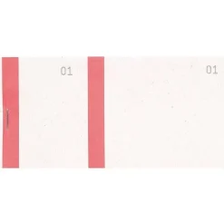Fashion RETIF Bloc Vendeur 100 Fllets Double Num Rotage Ft 6,6X13,5Cm Bande Assortiex50