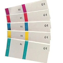Clearance RETIF Bloc Vendeur Num Rot 135X66Mm - Par 10 Couleurs Assorties