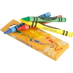 Store RETIF Bo Te De 4 Crayons Cire De Couleurs 9X3,4X1Cm - Par 48