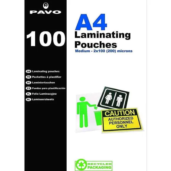 Best Sale RETIF Bo Te De 100 Pochettes De Plastification Chaud Brillante 2 X 100 Microns A4… -