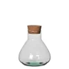 Outlet RETIF Bocal En Verre Avec Un Bouchon En Li Ge H18Cm