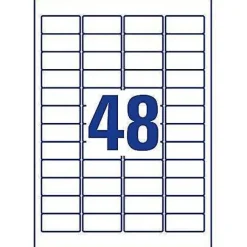Clearance RETIF Boite De 480 Tiquettes Stick+Lift 45,7 X 21,2 Mm Sur 10 Feuilles Blanc Repos…