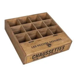 New RETIF Boite De Rangement Chaussettes- L 32 P 32 H 8Cm - Par 2