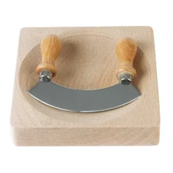 Clearance RETIF Bol Persillade 18X18Cm En Bois Avec Hachoir Double Manche