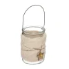 Cheap RETIF Bougeoir Photophore Lanterne En Verre Avec Fourrure Et Toile