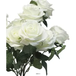 Cheap RETIF Bouquet De Rose Paris Artificielle 10 T Tes H42Cm Blanc Neige Best