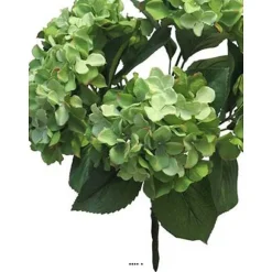 Flash Sale RETIF Bouquet D&Rsquohortensia Artificiel En Branche H45Cm Vert Best
