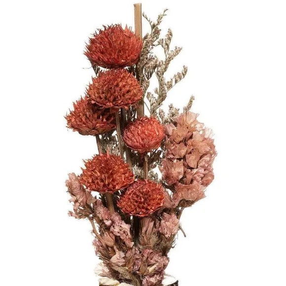 Best Sale RETIF Bouquet Fleurs S Ch Es Dans Pot En Verre H.28Cm - 2 Mod Les Possibles