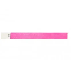 Store RETIF Bracelets 19Mm Papier Ind Chirable Tyvek - Rose Fluo - Lot De 100