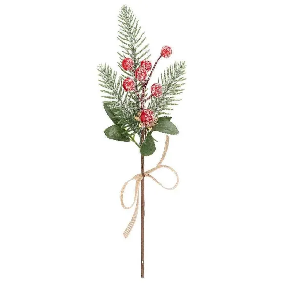 Cheap RETIF Branche D Corative Sp Ciale F Tes Vert Et Rouge H20Cm