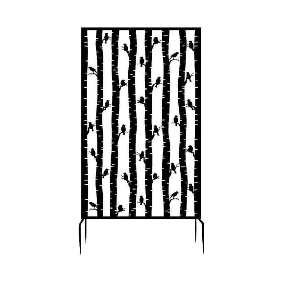 Sale RETIF Brise Vue Treillis En Fer Motif Oiseaux