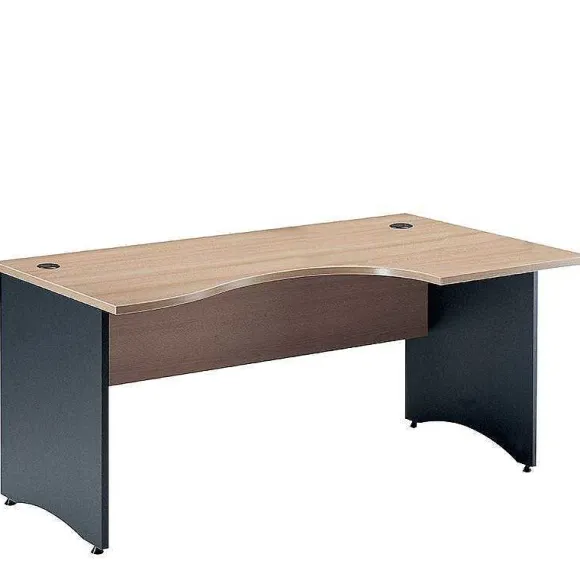 Best Sale RETIF Bureau Compact 160 Cm Retour Droite H Tre/Anthracite