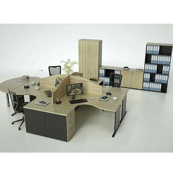 Flash Sale RETIF Bureau Compact 160 Cm Retour Gauche H Tre/Anthracite