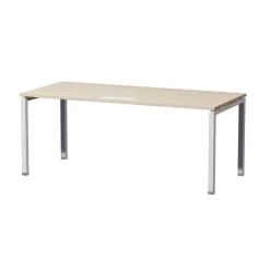 Flash Sale RETIF Bureau Droit Mt7 El Gance Avec Pi Tement Droit En 180X80Cm H Tre/Blanc