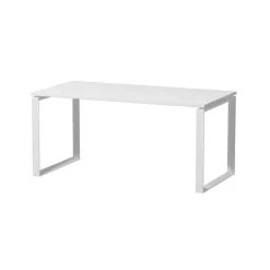 Cheap RETIF Bureau Droit Mt1 El Gance Avec Pi Tement Bench Blanc