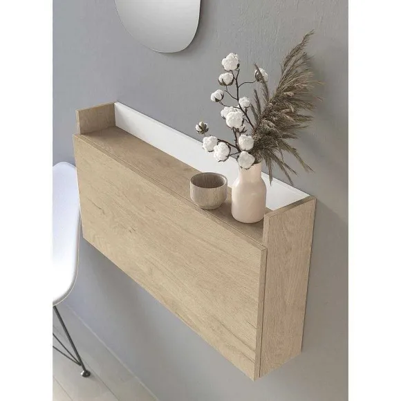 New RETIF Bureau Mural M Lamine Ch Ne Clair-Blanc Turin 42X80X14Cm