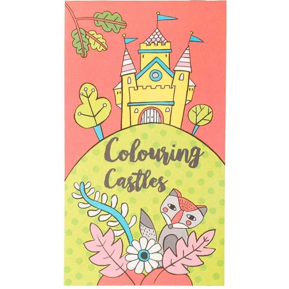 Fashion RETIF Cahier De Coloriages Ch Teaux 12,5X22Cm - Par 100