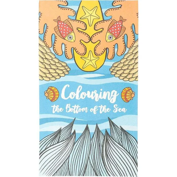 Best Sale RETIF Cahier De Coloriages Fond Marin 12,5X22Cm - Par 100