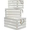 Online RETIF Caisses En Bois Blanc 41X30X22+36X25X20+31X20X18 Cm