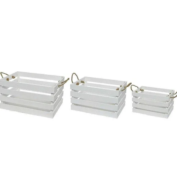 Online RETIF Caisses En Bois Blanc 41X30X22+36X25X20+31X20X18 Cm