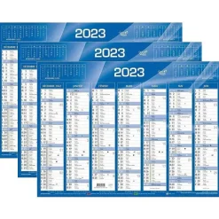 Outlet RETIF Calendrier De Banque 2024 2 Faces Bleu