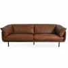 Online RETIF Canap 3 Places En Cuir Marron