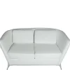Store RETIF Canap 2 Places Olympe Coloris Blanc - Simili Cuir