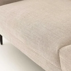 Fashion RETIF Canap En Tissu Chin 3 Places Beige