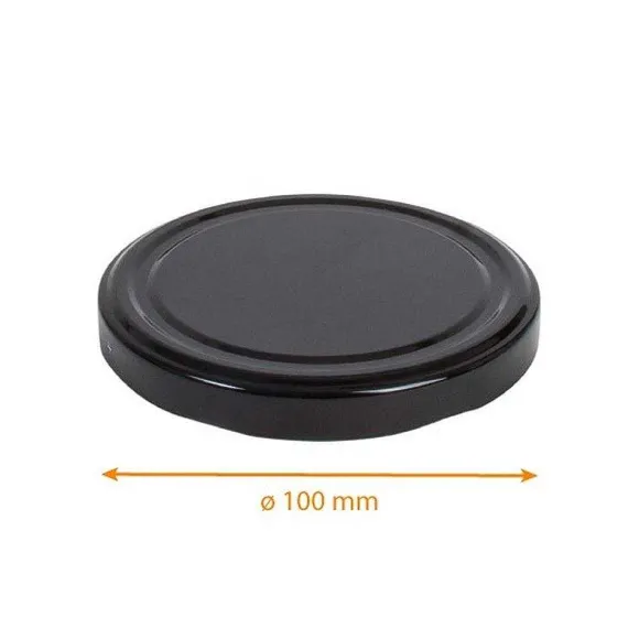 Clearance RETIF Capsules 100Mm Noir Pour Pots En Verre Par 50