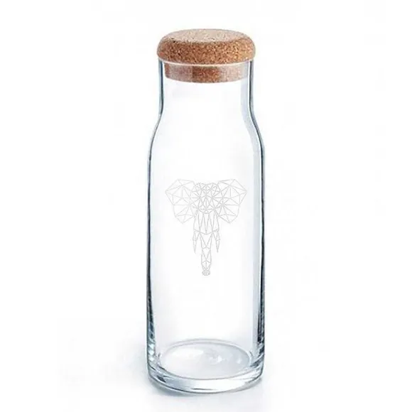 Store RETIF Carafe Avec Bouchon En Li Ge 1L Personnalis E 8,5X8,5X27Cm Par 12