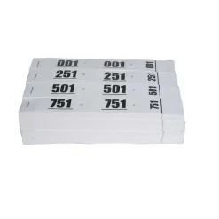 Discount RETIF Carnet De 50 Tickets Vestiaires Num Rot S 3 Volets Ft 20X3Cm Blancx20