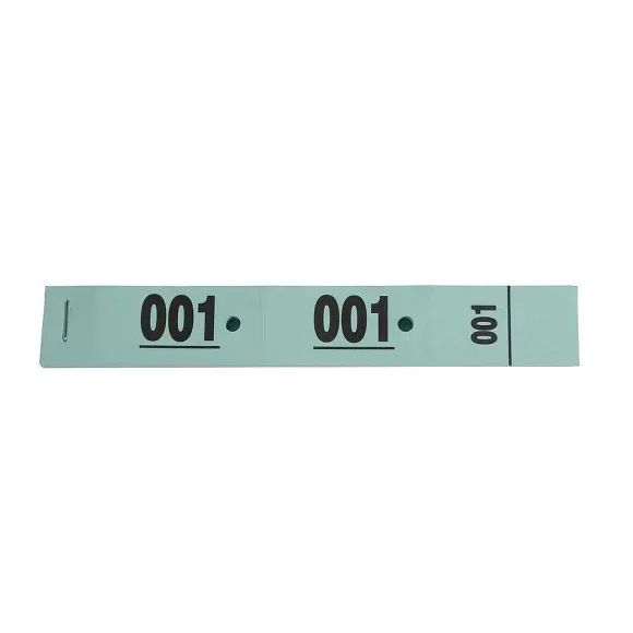 Best Sale RETIF Carnet De 50 Tickets Vestiaires Num Rot S 3 Volets Ft 20X3Cm Vertx20