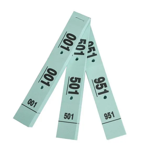 Best Sale RETIF Carnet De 50 Tickets Vestiaires Num Rot S 3 Volets Ft 20X3Cm Vertx20