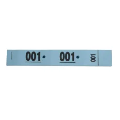 Discount RETIF Carnet De 50 Tickets Vestiaires Num Rot S 3 Volets Ft 20X3Cm Bleux20