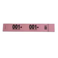 Fashion RETIF Carnet De 50 Tickets Vestiaires Num Rot S 3 Volets Ft 20X3Cm Rosex20