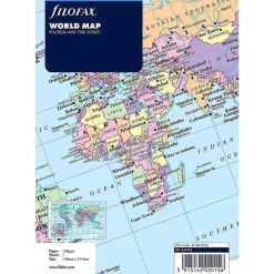 New RETIF Carte Du Monde Format A5