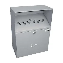 Online RETIF Cendrier Mural Acier Galvanis 2L